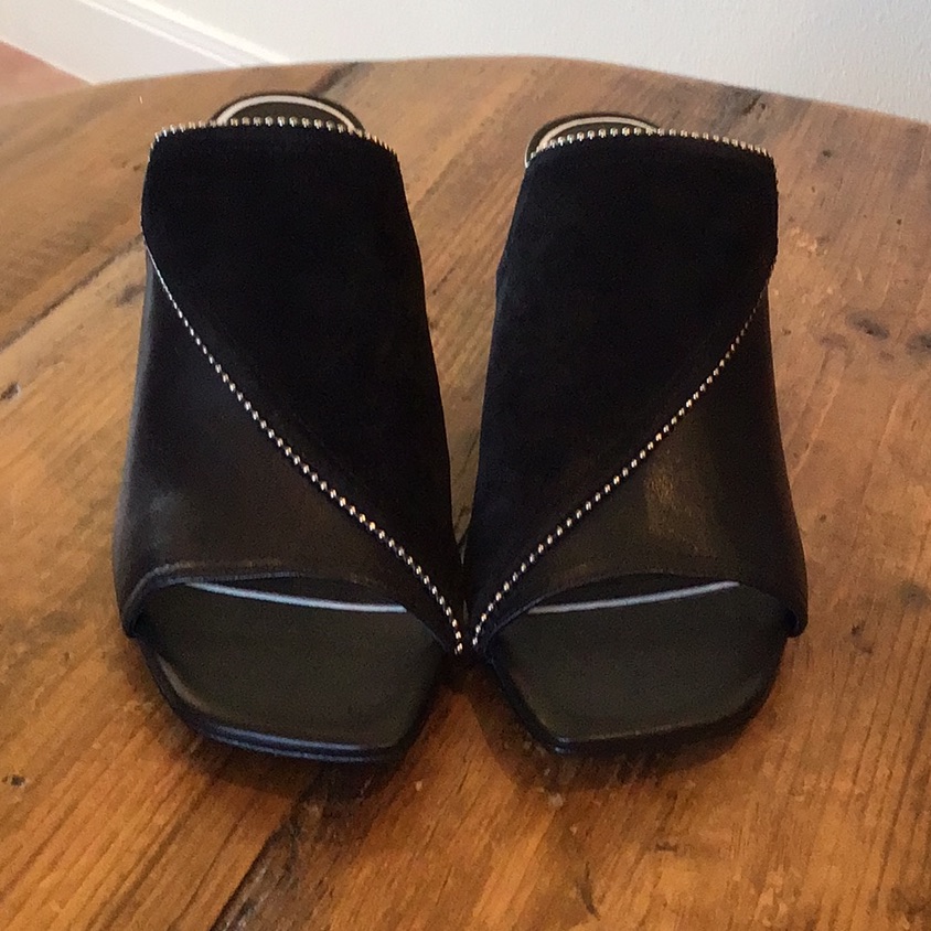 Rag & Bone Black Leather Heels Size 38.5